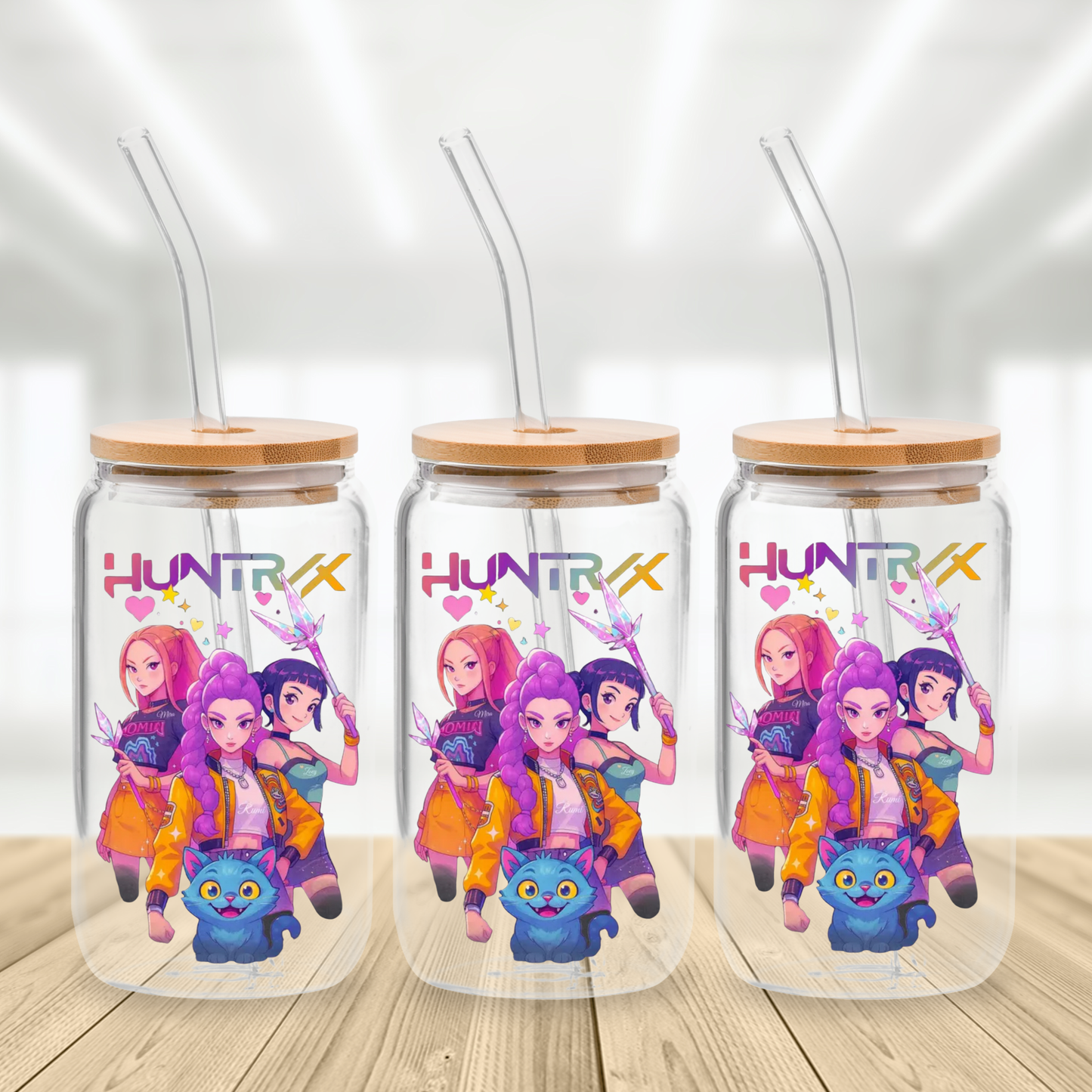 K-pop Demon Hunters 16 oz Glass