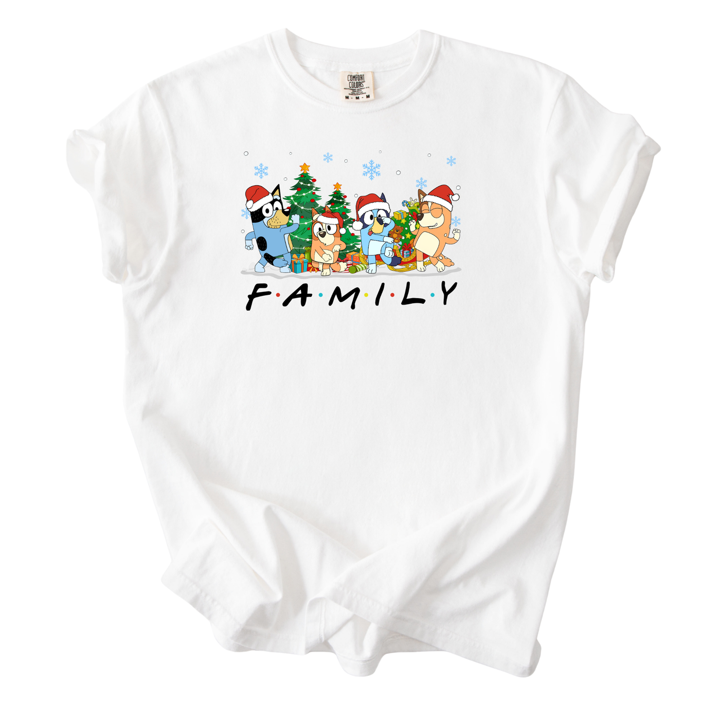 Bluey Christmas Adult Shirt.