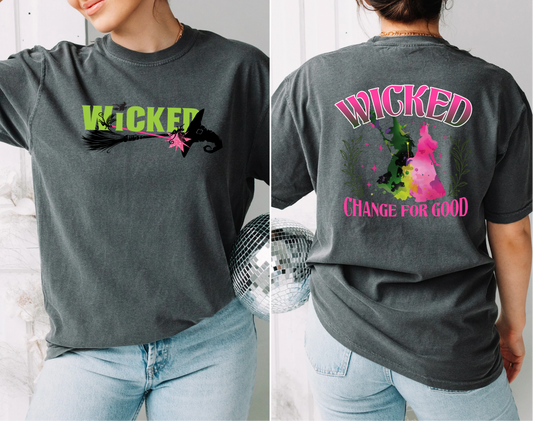 Change for the Good Wicked Adult Shirt | Pink goes good with Green Adult Shirt | Wicked the Movie shirt |  Adult Wicked shirt |